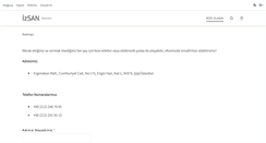 Desktop Screenshot of izsan.com