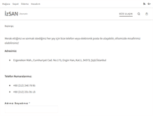 Tablet Screenshot of izsan.com